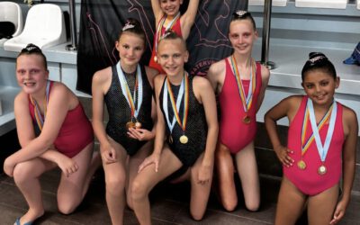 Goud voor mini-synchroon zwemsters van Watervrienden Almere